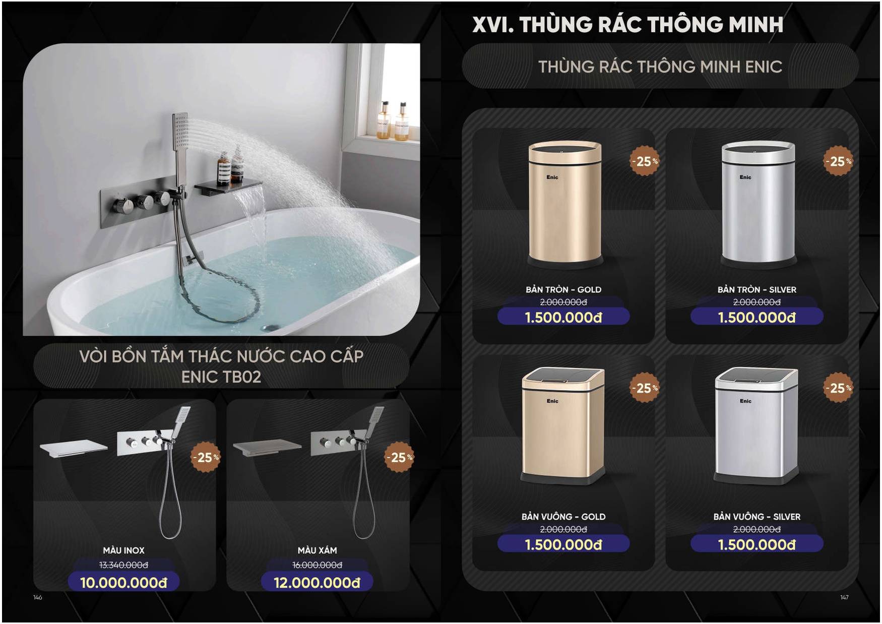 Bảng giá và Catalogue Thiết bị vệ sinh thông minh ENIC /Page 73
